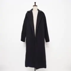 Searoomlyn シールームリン ウールロング チェスターコート ブラック 