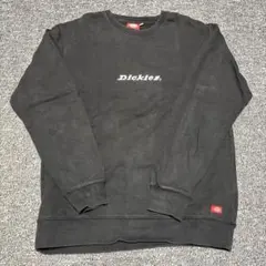 Dickies 黒 トレーナー ロゴ入り