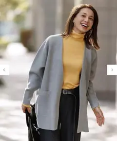 ☆タグ付き☆UNFILO コットンカシミヤ タートルネックカットソー