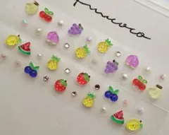 耳ツボジュエリー　40粒　ステンレス粒 ✳︎フルーツ✳︎♡特別価格♡