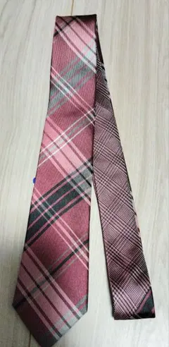 MODA RITORNO ネクタイ メンズ チェック ピンク ビジネス