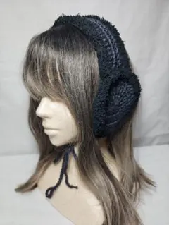 イヤーマフ　 黒 耳あて