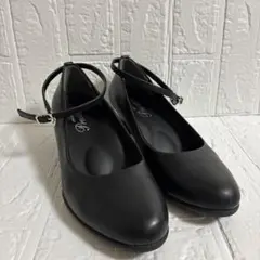 美品✨洋服の青山 nline 3WAY 本革 パンプス 22.5 黒 ビジネスのサムネイル