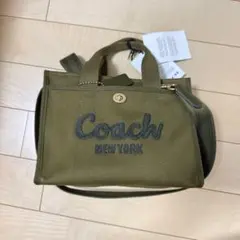 Coach コーチ 26 カーキ カーゴトートバッグ 2wayロゴ ショルダー 2026年最新】カーゴトート26の人気アイテム - メルカリ