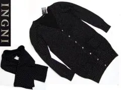 INGNI ドット柄 長袖カーディガン Mサイズ