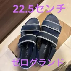 Cole Haan ネイビー ゼログランドサンダル5.5 22.5センチ