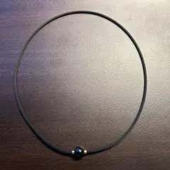 Phiten ファイテン ネックレス ブラック 45cmのサムネイル