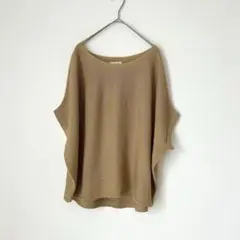 スタディオクリップ ドルマンニット ベージュ（L）ゆったり ナチュラル アクリル