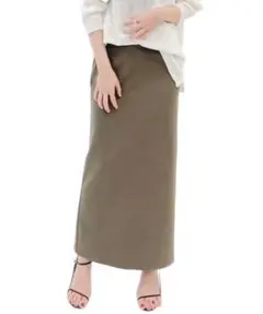 R'IAM Plage Iライン ロングスカート 36 カーキ