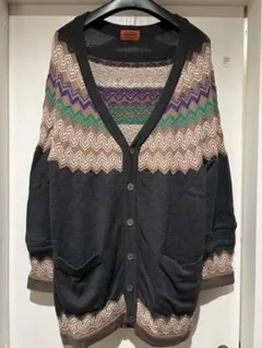 MISSONI（ミッソーニ） 最高級ライン　ニットカーディガン　XL