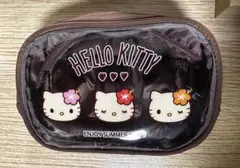 しまむら× ハローキティ　ブラウンポーチのサムネイル