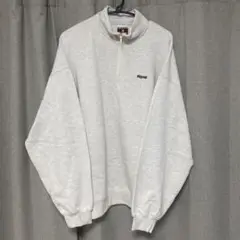 signal ハーフジップ トレーナー L グレー
