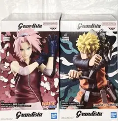 2個♪ ナルト Grandista フィギュア　波風ミナト　 うずまきナルト