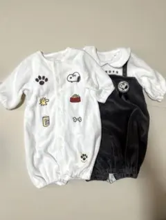 【美品】スヌーピー/ツーウェイオール/60サイズ/セット売り