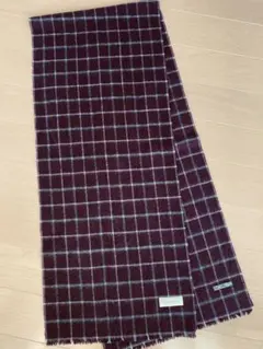 カルバンクラインマフラー　カシミヤ100%チェック柄