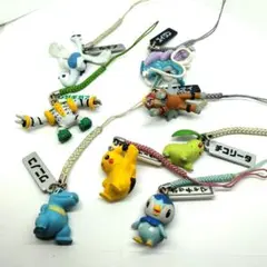 ポケモン　ストラップ　マスコット　フィギュア　セット