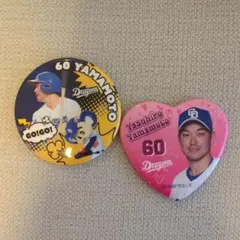 山本泰寛選手　缶バッジ2個セット