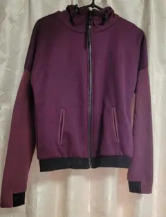 PUMA パープル フルジップパーカー