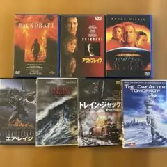 ディザスターパニック映画など セル版DVD 7作品セット (ケース無し)