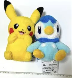 (非売品)ピカチュウ/ポッチャマ/やさしいきもちぬいぐるみ/ポケットモンスター