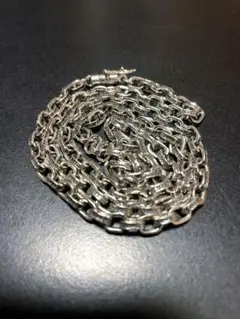 シルバー925刻印 ペーパーチェーン 60㎝