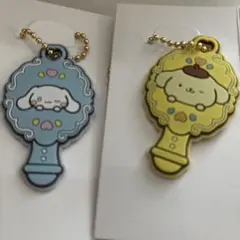 サンリオ　ぷちミラー　ラバーキーホルダー