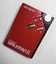 色オチ普通音SONY WM-II(WM-2)キャリングケース付き可動品T