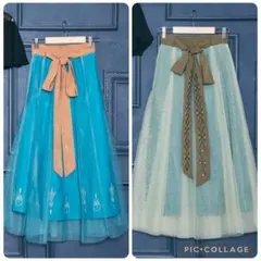 しまむら　ちはる　アナ雪　アナ　エルサ　スカート