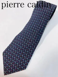 2本目半額　美品　ピエールカルダン　総柄　シルク　ネクタイ　ビジネス