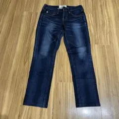 SOMETHING NEOJEAN ダークブルー ストレートデニム