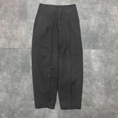 Portables グレー テーパードパンツ ハイウエスト きれいめのサムネイル