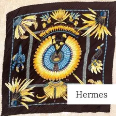 HERMES エルメス シルク スカーフ 森の狩猟 プリーツ加工 - メルカリ