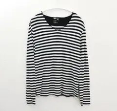 Japanese Label PPFM Y2K ボーダー カットソー Mのサムネイル
