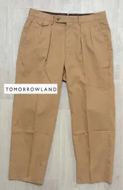 TOMORROWLAND コットンリネンスラックス 46 日本製