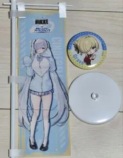 勝利の女神NIKKE グレイヴ 缶バッジ シンデレラ ミニのぼり