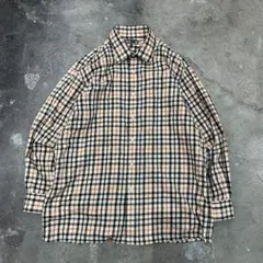 DAKS ダックス 長袖 シャツ チェック柄 メンズ Lのサムネイル