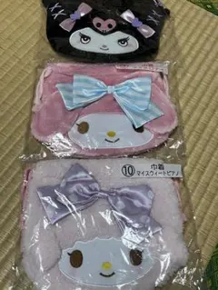 マイメロ マイスウィートピアノ クロミ 巾着 3枚セット
