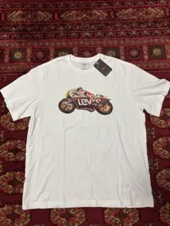 Levi's バイクプリント Tシャツ Lサイズ ホワイト