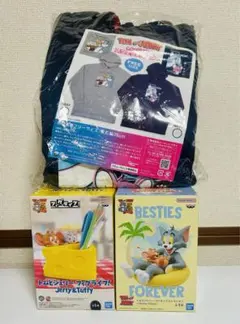 トムとジェリー　3点セット　フィグライフ! Enjoy Float パーカー