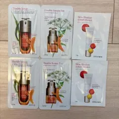 クラランス　ダブルセーラム　スキンイリュージョンセラムプライマー　サンプル