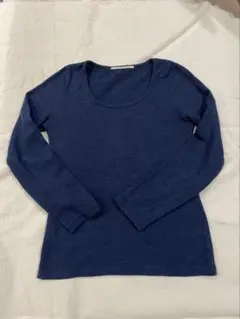 ネイビー 長袖 Tシャツ Mサイズ　zampa