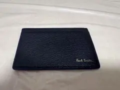 伊勢丹購入Paul Smith 黒青 レザー パスケース