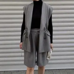 美品　ella_selectshop ジレ　グレー 2026年最新】ella_selectshop ジレの人気アイテム - メルカリ