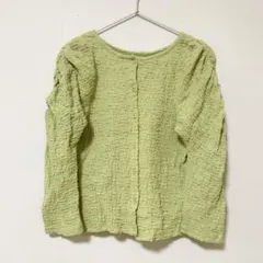 COLONY2139 ライトグリーン 長袖トップス ボタン付き Tシャツ