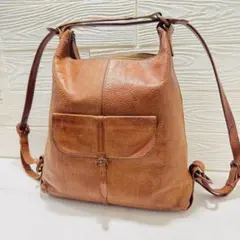 genten ゲンテン　ショルダーバッグ　レザーバッグ　レザーリュック　3wayのサムネイル