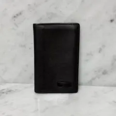 美品 TUMI トゥミ ブラック レザー カードケース 本革 黒 シンプル