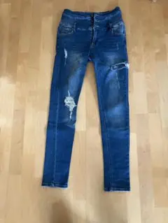 INGNI イングダメージ加工スキニーデニムM