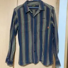 CALEE ストライプ 長袖シャツ Lサイズ
