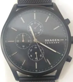 【値下げ中！】SKAGEN 腕時計 SKW6631 ブラック クロノグラフのサムネイル