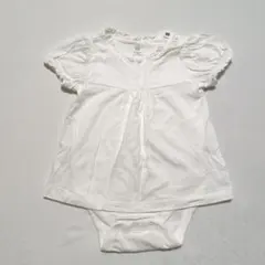 GAP フリル付きホワイトトップス 12-18ヶ月